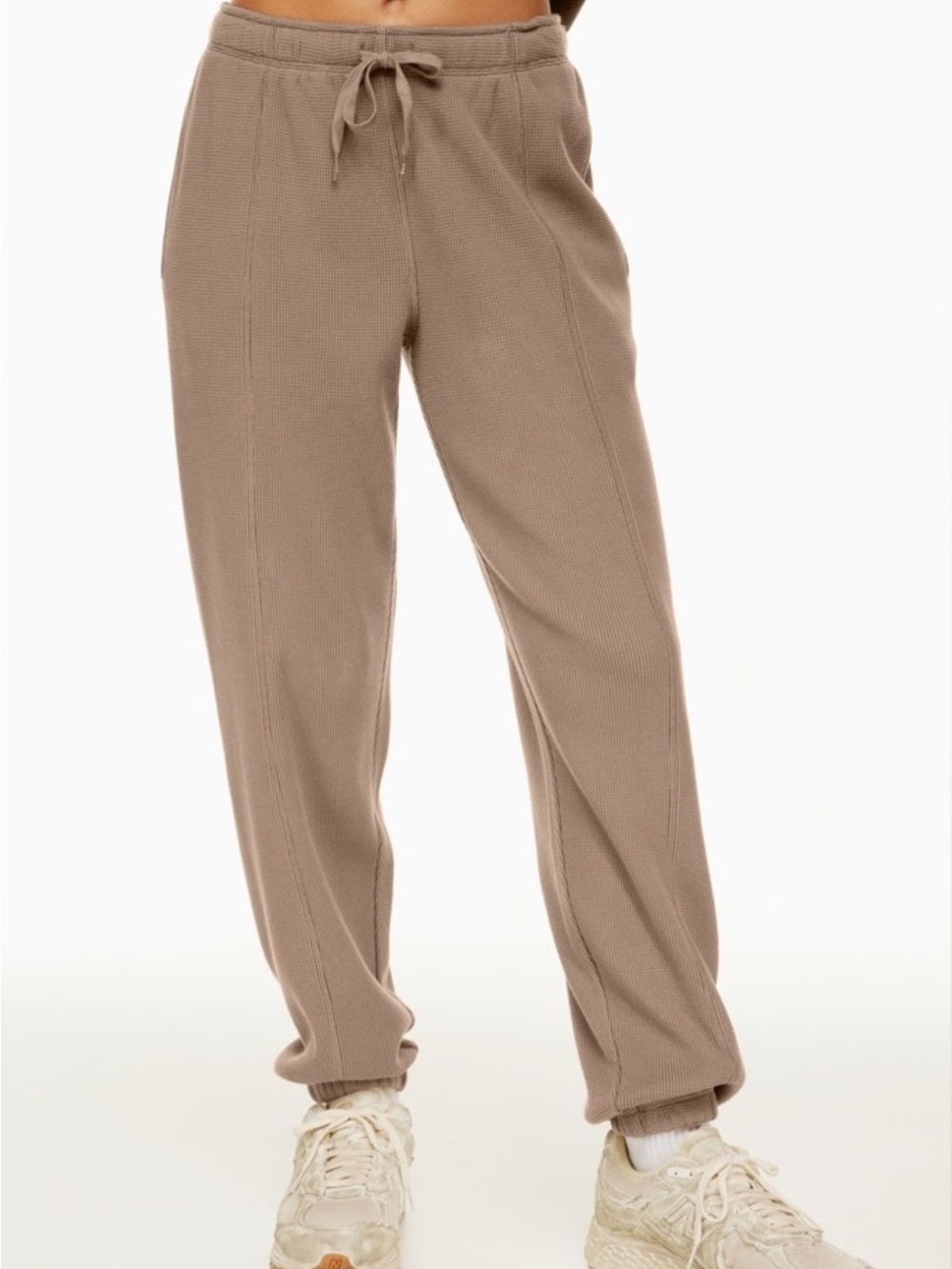 TNA Aritzia Waffle Drawstring Jogger Sweatpants
